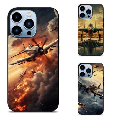 For Samsung A13 A14 A15 A32 A34 A54 Anti-scratch Case War planes fighter - Image 1 of 4