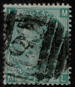 1872 GB Used Abroad Bahia Double Strike 'C81' 1/- Green SG117/Z18 Pl 4 ML FU - Picture 1 of 1