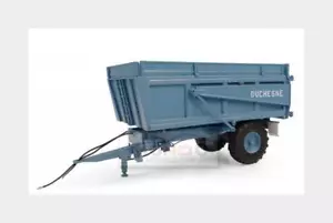 1:32 UNIVERSAL HOBBIES Trailer Duchesne Agricoltural Tipping Light Blue UH6724 M - Picture 1 of 2