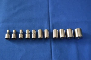 Craftsman USA 11 PC 1/4" 6 PT SAE G1 Socket Set 3/16-9/16  821 - Picture 1 of 2