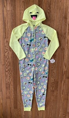 Nuevo con etiquetas Pijama de una pieza polar SO® Smiley Icon para niñas talla XL 14 súper suave Foto 1 de 4