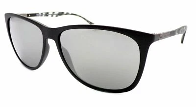 HUGO BOSS Occhiali da Sole Opaco Black-Havana/Argento a Specchio Lenti 0823/S - Immagine 1 di 4