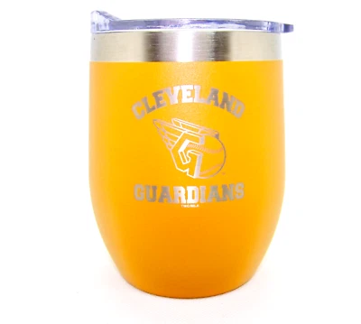 Vaso de copa de vino Cleveland Guardians MLB de acero inoxidable sin tallo 16 oz Canyon Foto 1 de 2