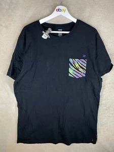 BILLABONG Casual T-Shirts Top Size XL Mens Black Logo Short Sleeve - Picture 1 of 10