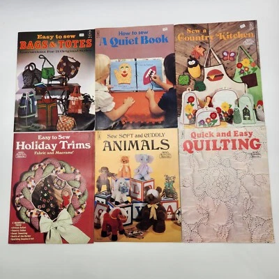 Libretto corso artigianale non tagliato SP fai da te modelli full size lotto di 6 quilting animali - Immagine 1 di 4