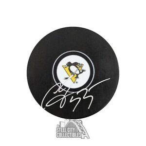 Sergei Gonchar Autographed Pittsburgh Penguins Hockey Puck - Beckett BAS COA