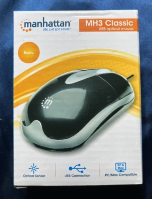 MANHATTAN 185003 MH3 Optical Desktop Mouse - Image 1 of 4