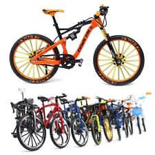 Mini 1:10 Alloy Bicycle Model Diecast Metal Finger Mountain Bike Racing Toy Bend