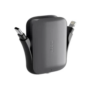Rolling Square Tau 2 3 in 1 Keyring Powerbank 2000mAh - Charcoal Black - Picture 1 of 9