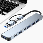 8-IN-2 USB HUB 3.0 Type-C OTG Adapter Dock Station 5Gbps High Speed Transmissi u