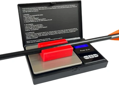 Báscula de tiro con arco Báscula de flecha Grano digital Portátil Arco Flecha Peso Grano/Gramo Sca Foto 1 de 4