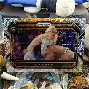 2023 Panini Prizm WWE - Elton Prince #12, Silver Mojo /25 - Picture 1 of 2