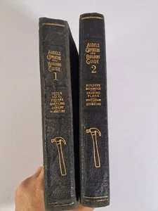 Vintage 1920s Audels Carpenters and Builders Guide Vol. 1 & 2 – Illustrated DIY - Picture 1 of 6