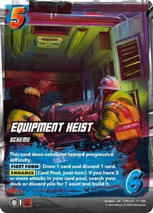 UniVersus Equipment Heist TMNT01 77/186 UR Ultra Rare TMNT - Picture 1 of 1