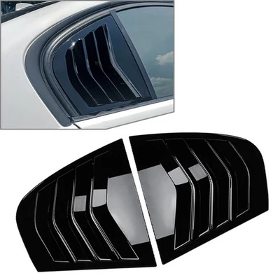 Rear Window Side Vent Shutter Louver Cover Trim For BMW 3 Series E90 Sedan 05-13 - Image 1 of 4