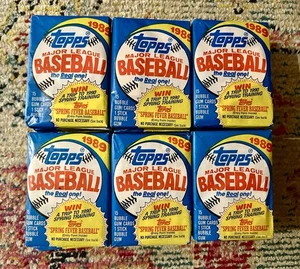 1989 Topps Baseball Wax Pack Lot (36) Factory Sealed Packs - 15 Cards per Pack - Picture 1 of 2
