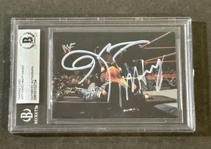 THE HARDY BOYZ 2000 COMIC IMAGES NO MERCY SIGNED AUTOGRAPHED CARD BAS AUTHENTIC - Picture 1 of 2