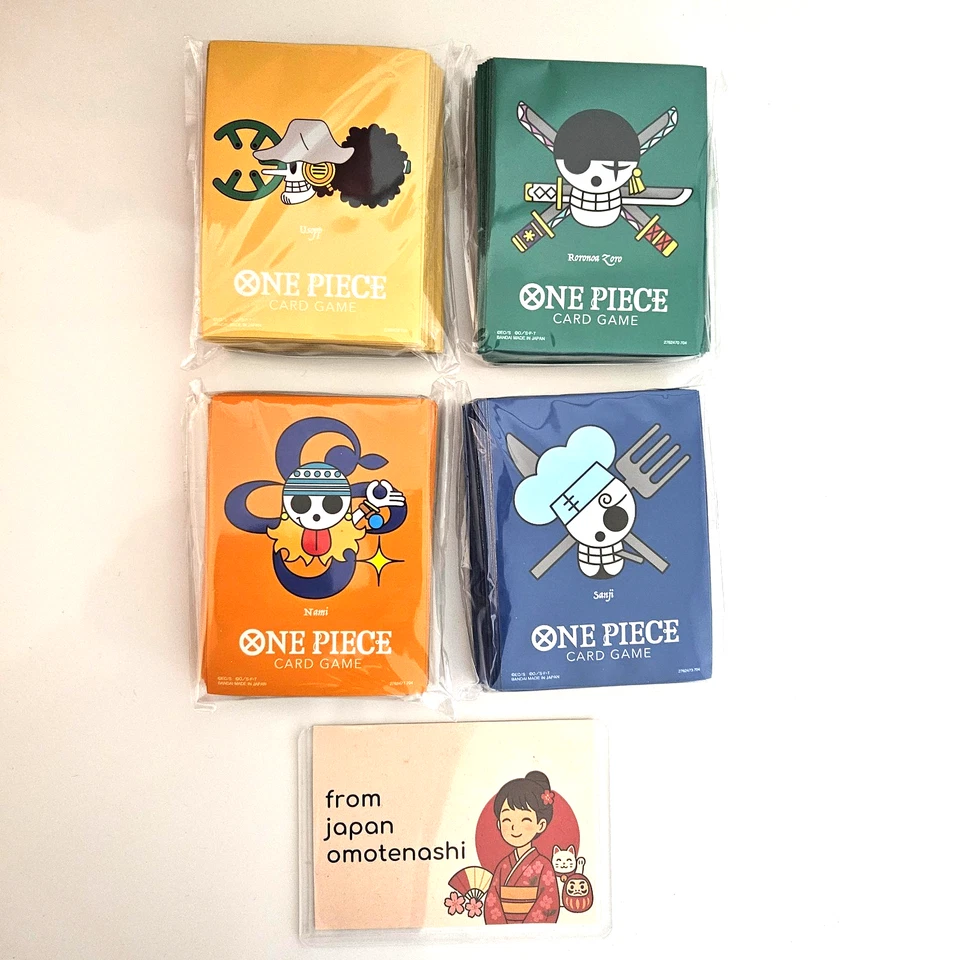 [US Tax Paid] Цельный TCG рукава премиум матовый том 2 набор из 4 соломенных шляп новый - Изображение 1 из 4