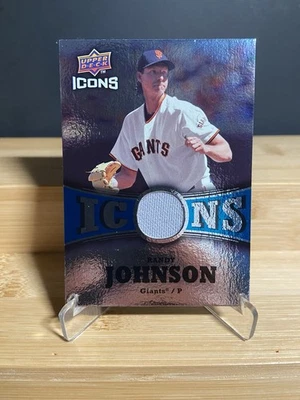 Camiseta Randy Johnson 2009 Upper Deck Icons usada en el juego #ic-rj reliquia rara ssp hof Foto 1 de 2
