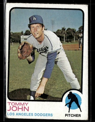 1973 Topps Tommy John #258 - Image 1 of 2
