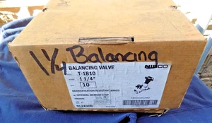 NEW IN BAG NIBCO NL2X00D T-1810 1 1/4" BALANCING VALVE THREAD END 300 WOG - Picture 1 of 6