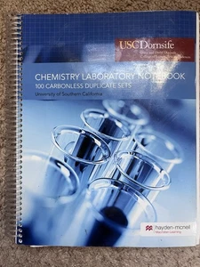 Hayden McNeil Chemistry Laboratory Notebook (100 Carbonless Duplicate Sets - Bild 1 von 5