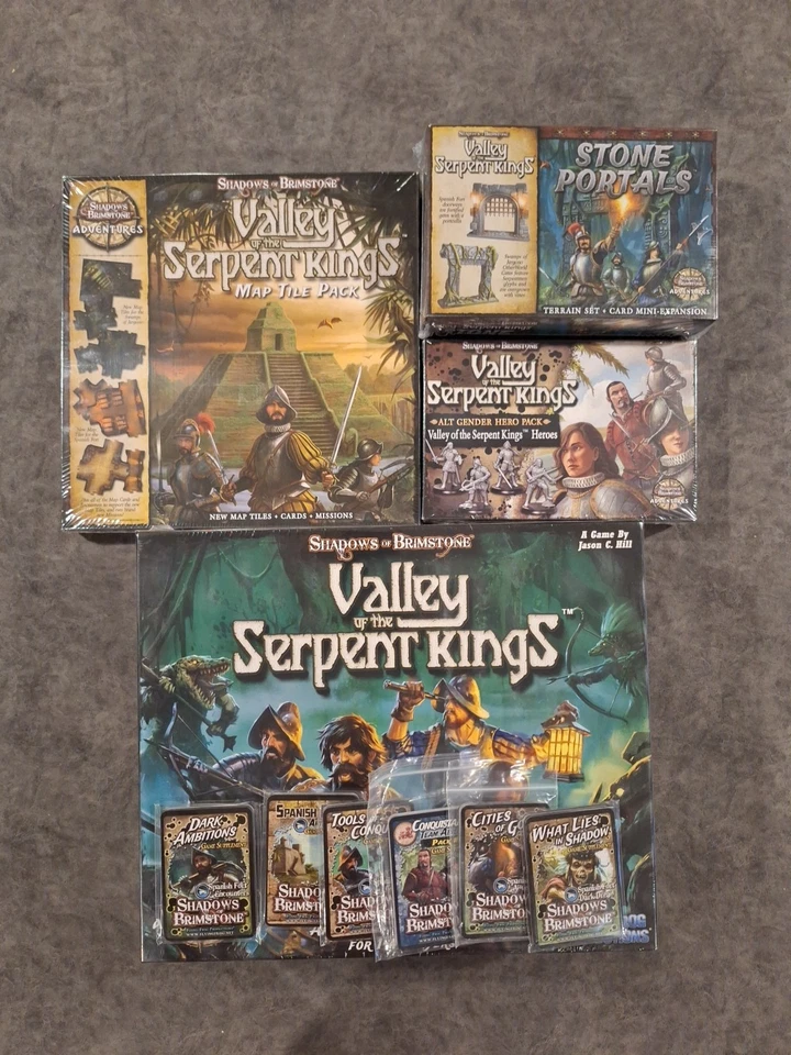 Shadows Of Brimstone: Valley Of The Serpent Kings Adventure Set - NEW - Image 1 of 4