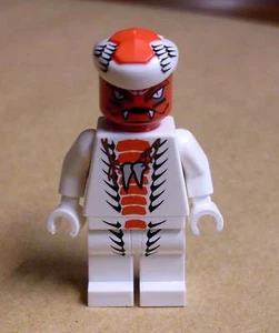 Lego Ninjago - Ninja - Snappa serpiente luchador de serpientes cobra blanco rojo nuevo - Imagen 1 de 1