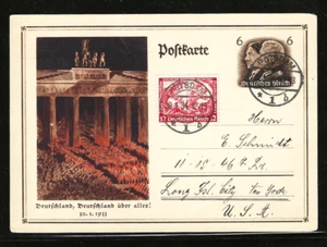 Germany Used World War II, WWII Postcard "Third Reich" SUPERB No Faults - Picture 1 of 2