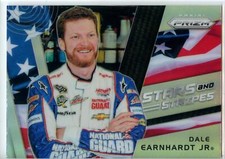 2018 Panini Prizm Racing NASCAR Stars and Stripes HOLO SILVER Dale Earnhardt Jr