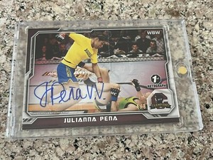 2014 Topps UFC Champions Ruby 1st Auto - JULIANNA PENA 4/8 - Rookie