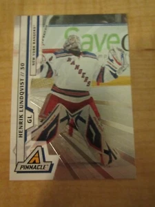 2010-11 Panini Pinnacle Rink Collection Henrik Lundqvist #73 New York Rangers - Picture 1 of 2