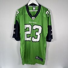 Reebok Seattle Seahawks NFL #23 TRUFANT Green Football Jersey Shirt Mens XL RARE