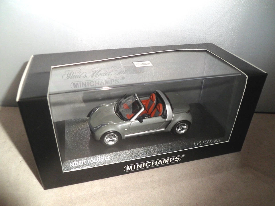 Minichamps 1:43 400032131 Smart Roadster glance grey 2003  OVP - Bild 1 von 1
