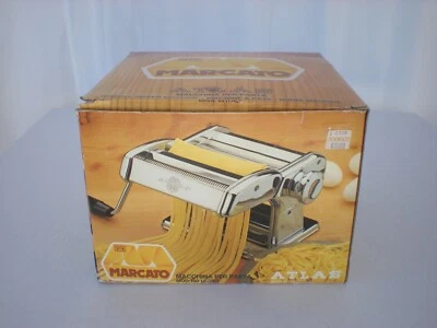 Marcato Atlas 150 Pasta Maker Machine Stainless Steel Made In Italy - Image 1 of 4