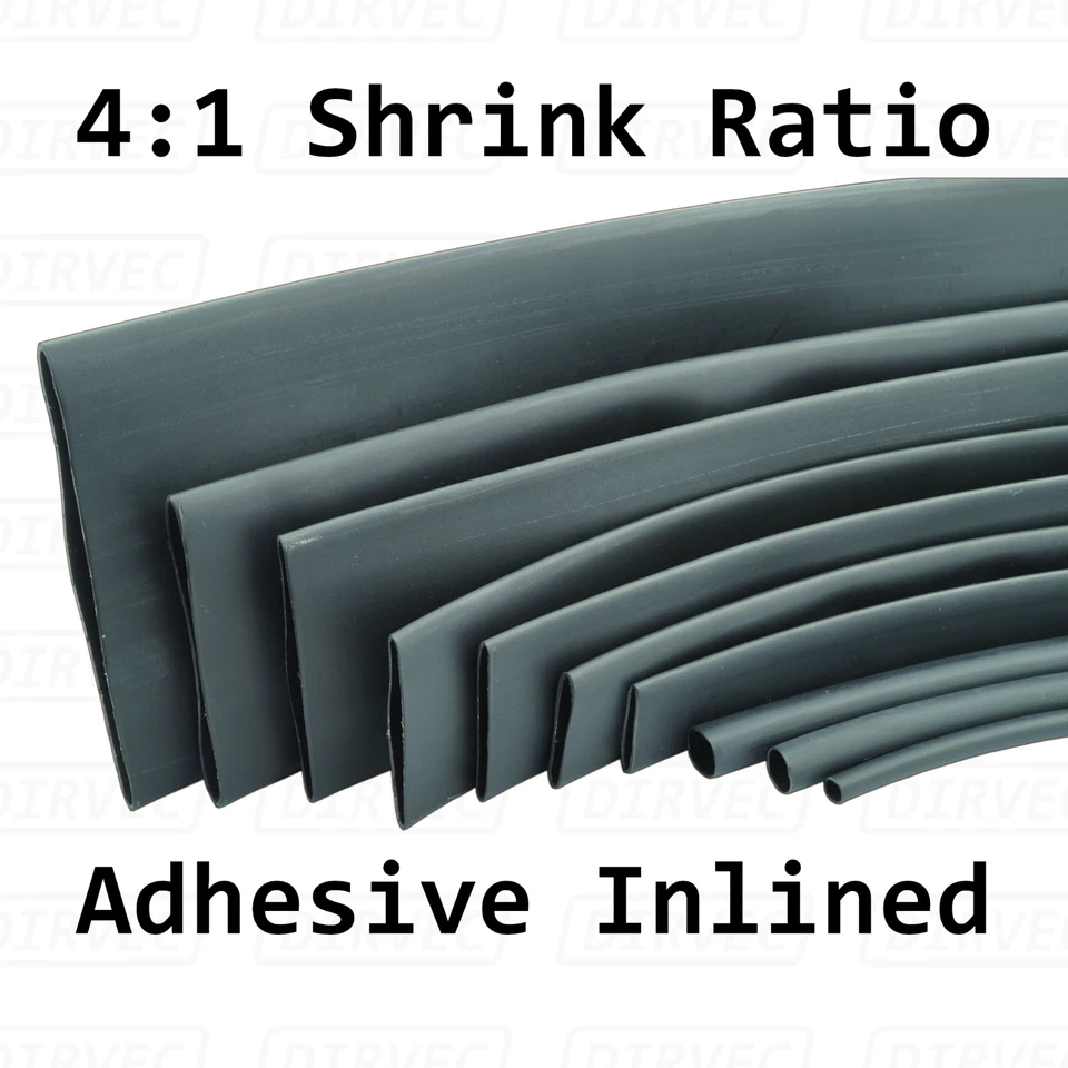 4:1 Heat Shrink Tubing Sleeve Inlined With Adhesive - Image 1 of 1
