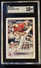 2022 TOPPS SERIES 2 SPENCER STRIDER ROOKIE #509 SGC 10 💎 GEM MINT BRAVES RC