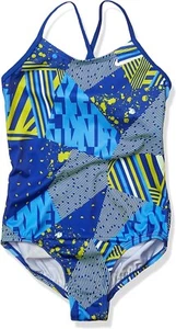Nike Girls XS CrossBack One Piece Swimsuit NEW - Picture 1 of 2