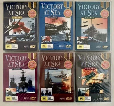 Victory at Sea Volume 1-6  DVD Set R4 New Sealed - Image 1 of 2