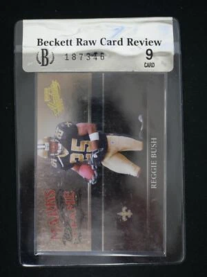 2006 Absolute Memorabilia MF-31 Reggie Bush Gold BGS 9 (BECKETT RAW CARD REVIEW) - Image 1 of 2