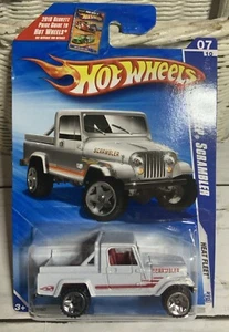 Hot Wheels Heat Fleet ‘09 Jeep Scrambler White W/ Double Stamped - Picture 1 of 8
