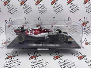 DIE CAST " ALFA ROMEO C38 KIMI RAIKKONEN 2019 " + BOX AUTO DA CORSA 1/24 - Foto 1 di 2