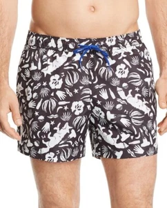 Pantalones Cortos de Natación PAUL SMITH Para Hombre "Street Fox" Baúl Blanco y Negro GRANDES NUEVOS CON ETIQUETAS $150 USD - Imagen 1 de 12