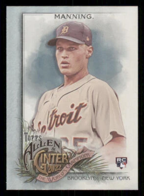 2022 Topps Allen and Ginter Silver Portrait #185 Matt Manning - Image 1 of 2