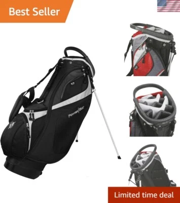 Stylish TPS Dunes Golf Stand Bag: 14 Dividers, Umbrella Holder, Lightweight - Image 1 of 4