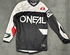 O'Neal Racing Element Mens Small Off-Road MX Jersey Racewear Black White Red