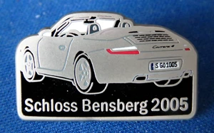 Porsche 911 Carrera 4 Lapel Pin _ 2005 Auto Show Schloss Bersberg Germany Debut - Picture 1 of 4