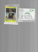 JOSE CANSECO  1990  STAR CO. GLOSSY SET(250 PRODUCED-INDIVIDUALLY NUMBERED)