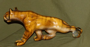 Vintage hand made porcelain tiger figurine - Picture 1 of 12