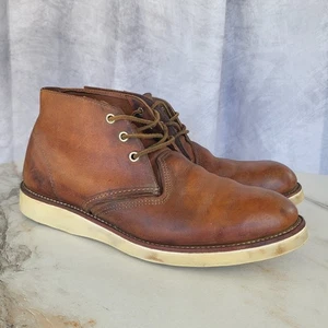 Red Wing 3137 Keilabsatz Chukka Stiefel Herren Größe 11 D Braun - Bild 1 von 17